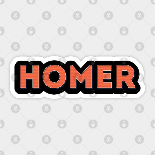 Homer Sticker by Sariandini591